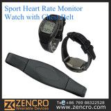 Waistband Wireless Pulse Sports Heart Rate Monitor Wrist Watch with Chest Belt