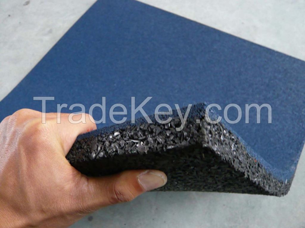 EPDM Granules Rubber Flooring Tile/Rubber Carpet