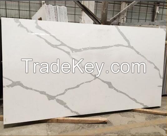 starlight white quartz stone, white with mirror quartz stone