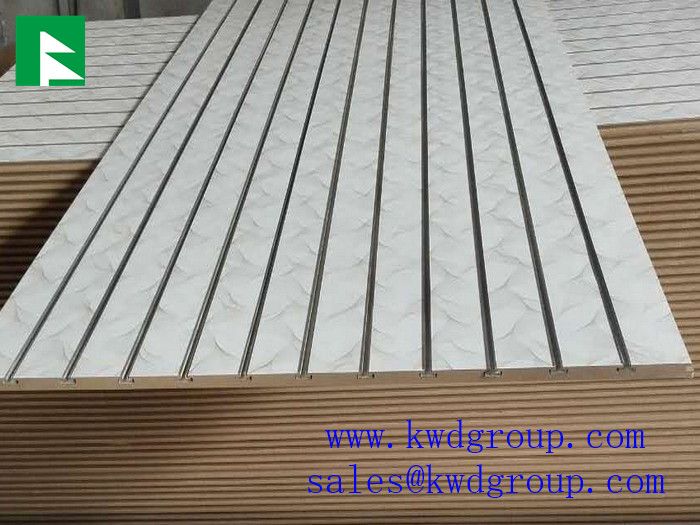 Melamine MDF Slatwall Panel