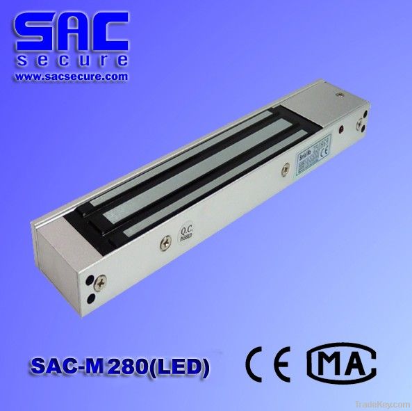 Aluminum alloy electromagnetic lock 12v SAC-M280(LED)