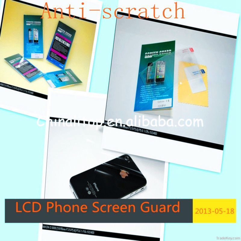 LCD mobile phone screen protectors guard