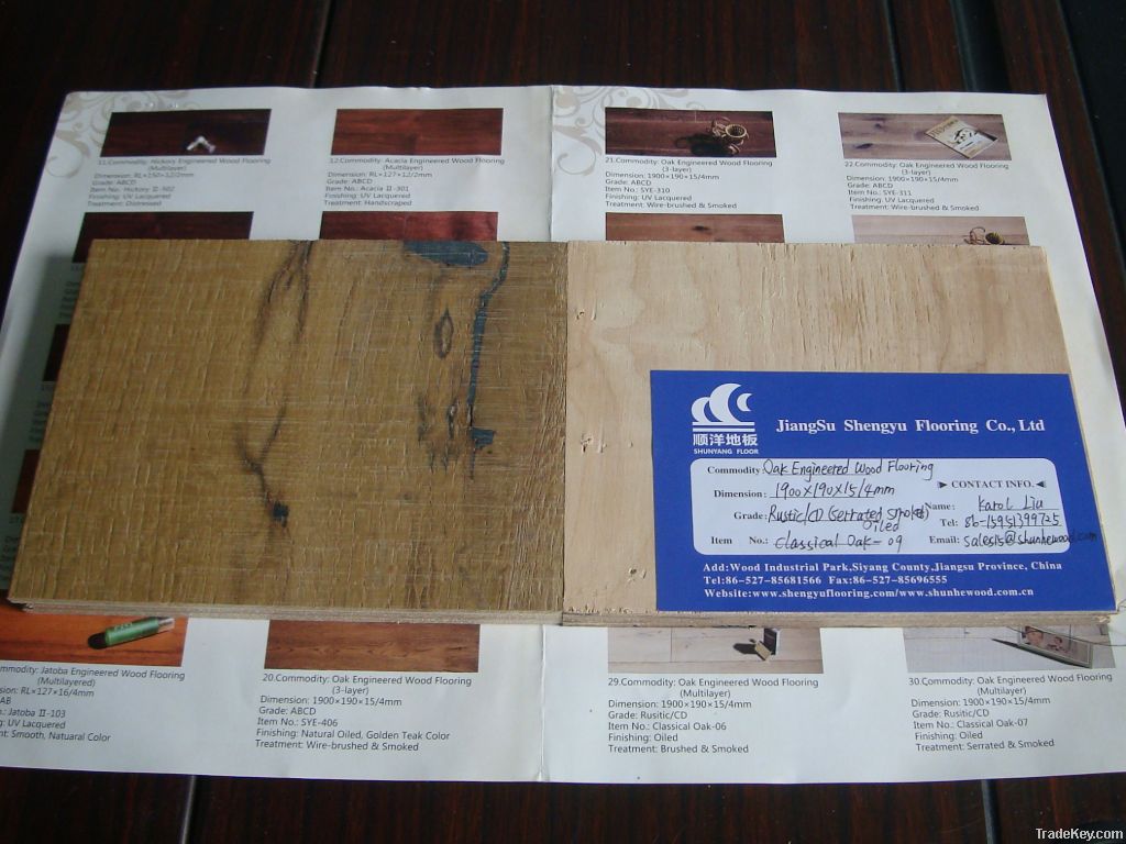 Oak Engineered Wood Flooring manufacter