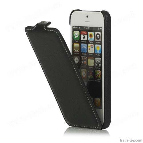 Flip Magnetic Leather Case for iPhone 5, for iPhone 5 Leather Case