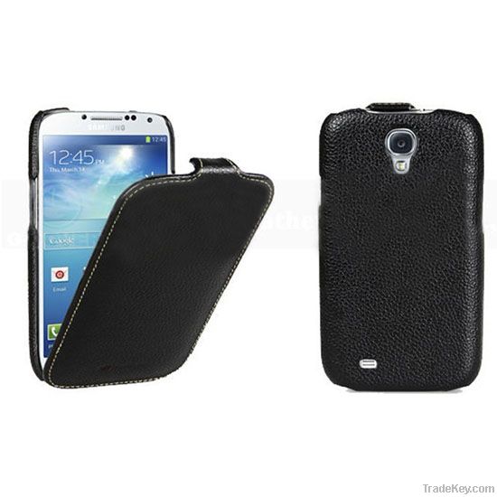 Cell phone flip leather case cover for samsung galaxy s4 i9500
