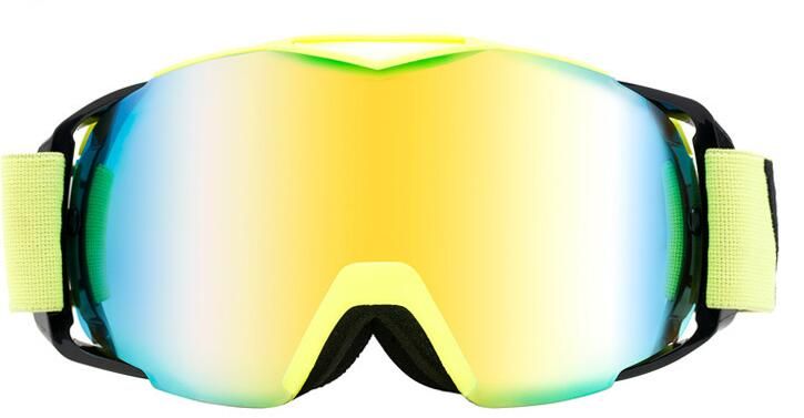 Custom Logo Detachable Lens And Straps Colorful Ski Goggle Manufacture 