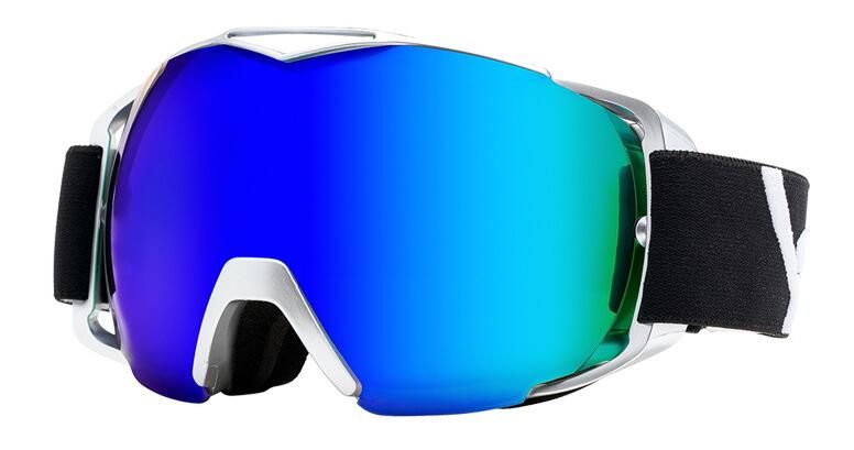 custom logo detachable lens and straps colorful ski goggle manufacture 