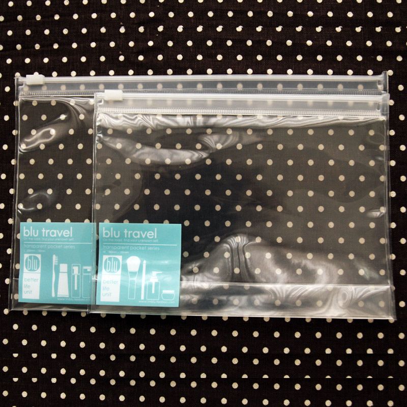 Plastic Pencil zipper bags