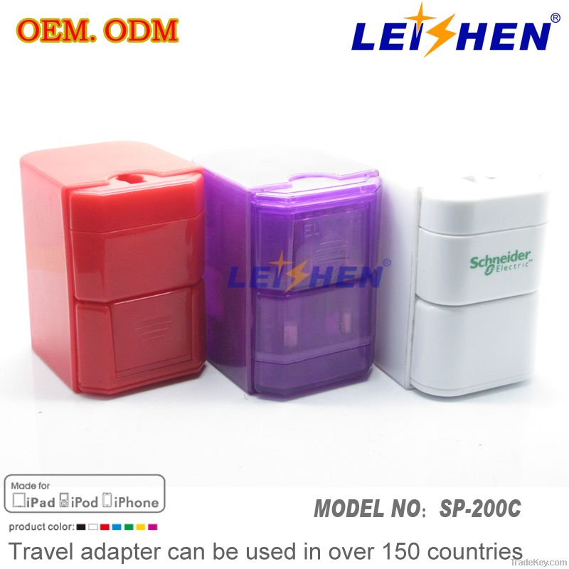 Multi use universal travel adapter for Hotel gifts