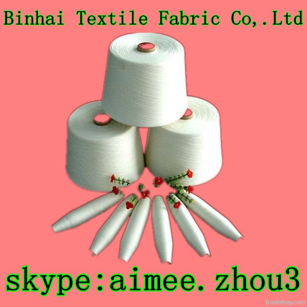 20s--60s raw white polyester yarn China yarn