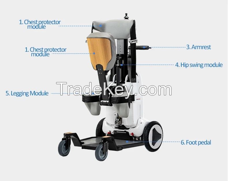 Aluminum Lightweight Foldable Electric Standing Power Wheelchairs