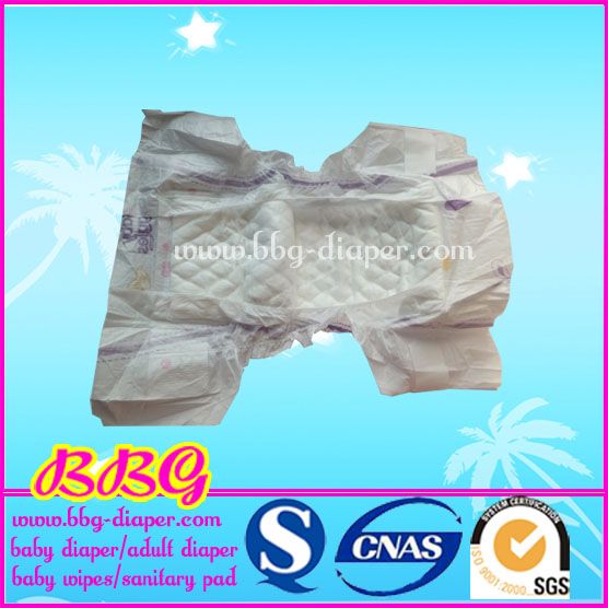 2013 Newly Baby Products Printed White Core Disposable Baby Diapers