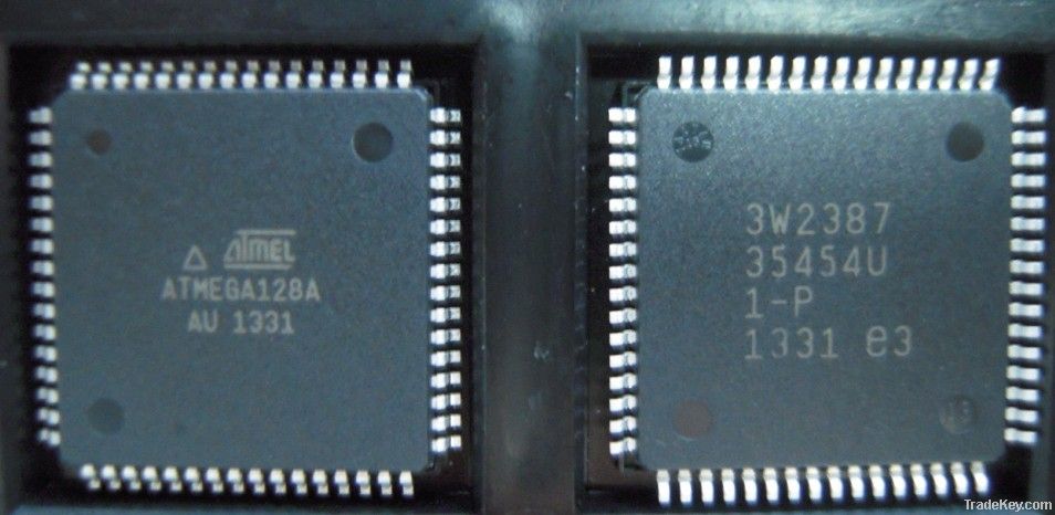 Integrated Circuit ATMEGA 128A-AU MCU. 8BIT AVR 128K FLASH 64TQFP