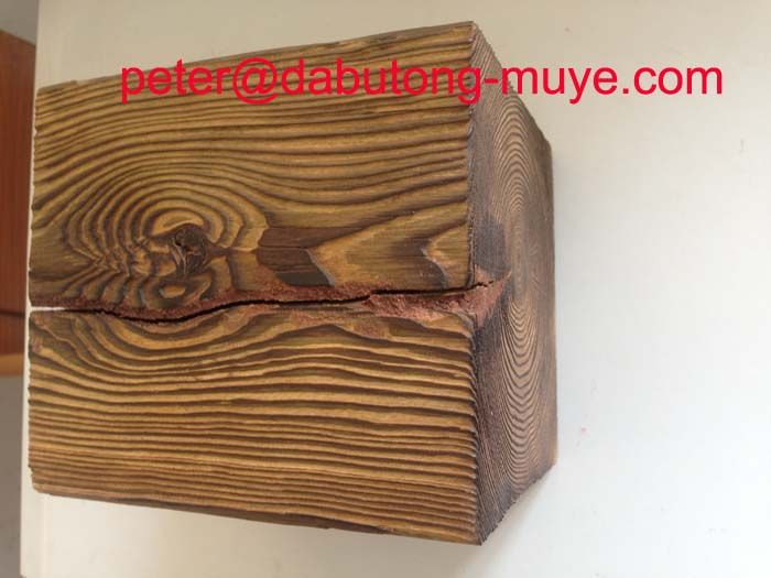carved board----surface carbonization