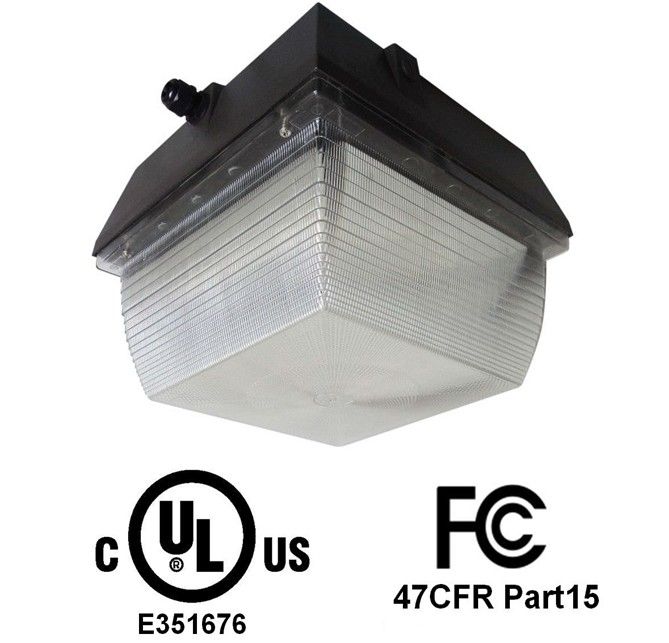 60W IP65 DLC UL cUL listed led canopy light for gas station