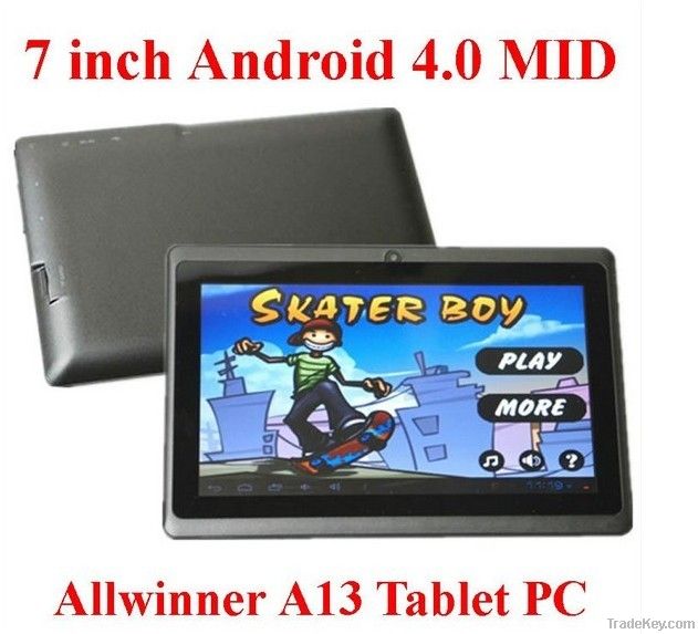 7inch capacitive touch android 4.1 tablet pc