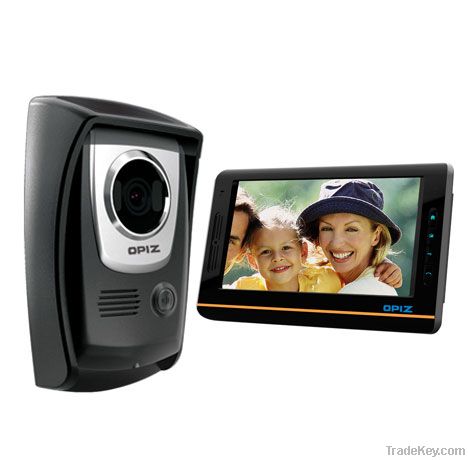 7 inch color video door phone monitor