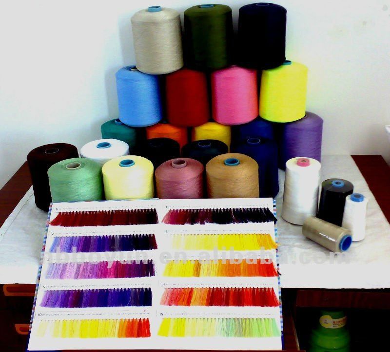 100% spun polyester yarn 30s/2 sewing thread