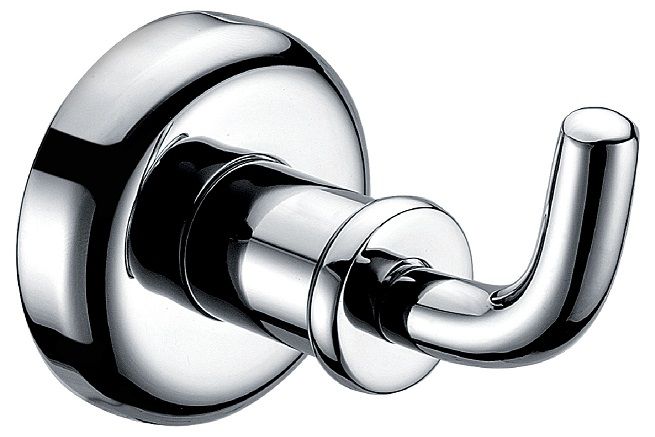 bathroom accessories Cheap Brass Chrome plated Robe Hook in China