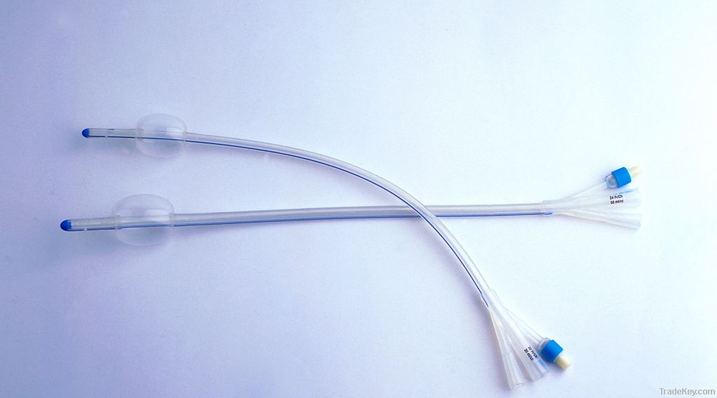 3-Way Silicone Foley Catheter