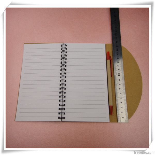 yiwu new design kraft paper note book with lock