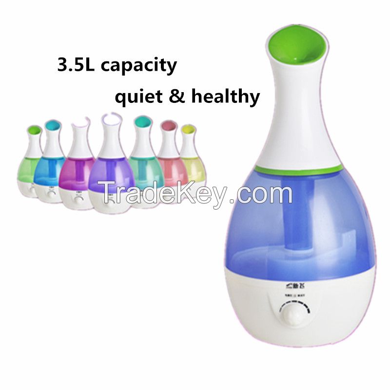 High quality 3.5L Ultrasonic Mist Humidifier for Whole Room