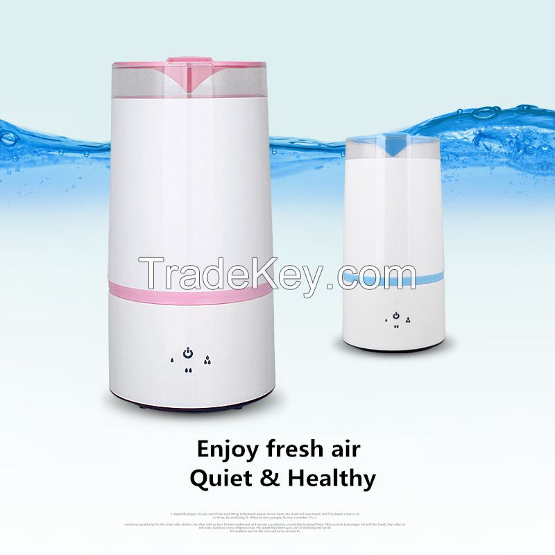 Ultra-Quiet Ultrasonic Cool Mist Humidifier - 3L Capacity, - Easy to use - Low and High settings - Night light - Great for kids rooms 