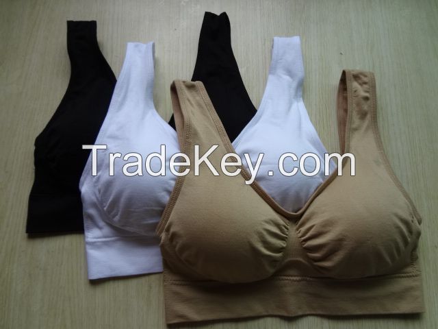 As Seen On TV Classical Color Pastel Sexy Pads Push Up Genie Bra Sports Bra