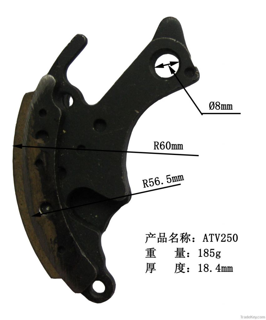 clutch shoe for motorcycle