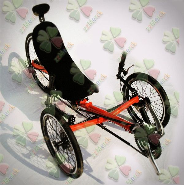 china tadpole Electric folding recumbent trikes