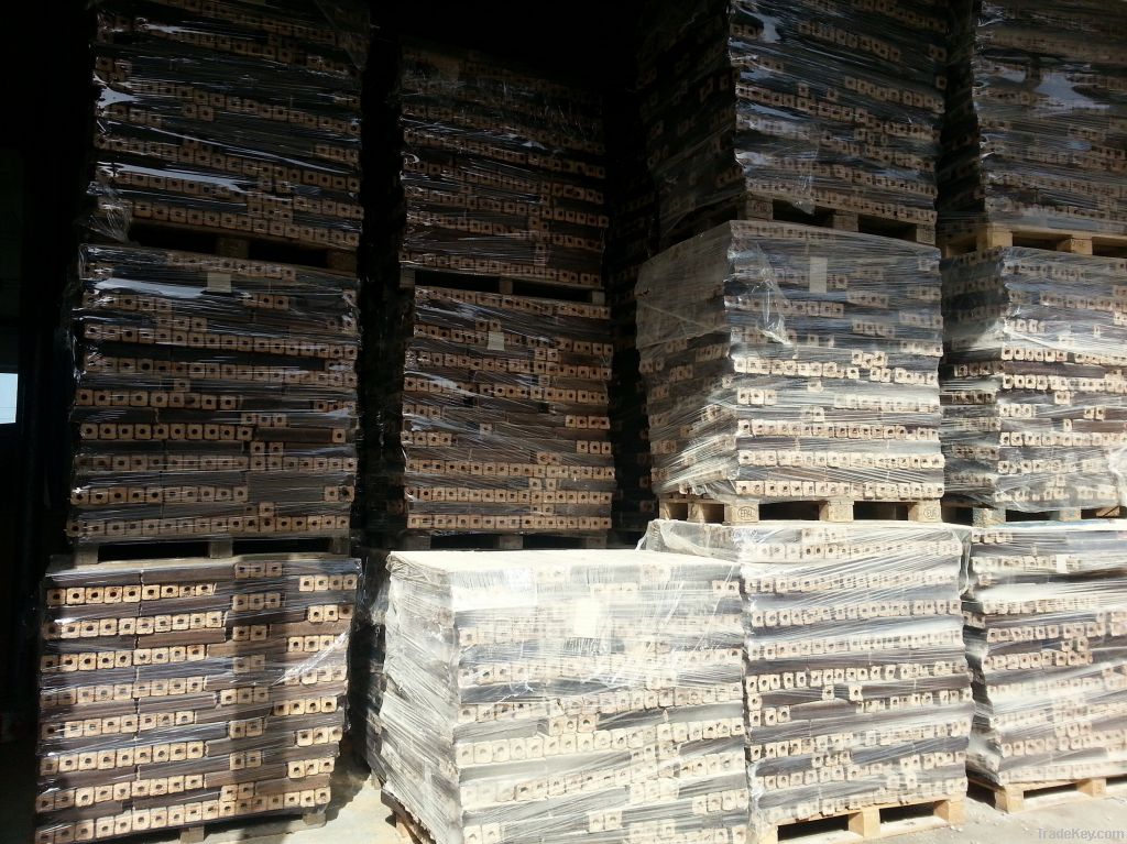 Hardwood Sawdust Briquettes, made of beech wood