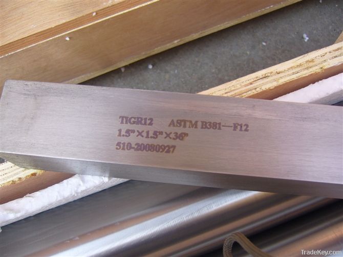 Gr12 titanium bar, titanium Molybdenum nickel alloy rod