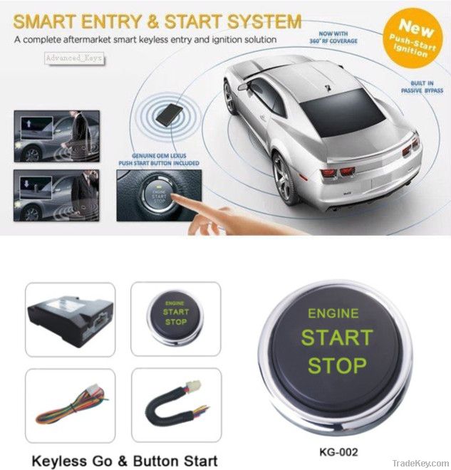 Brand New Auto Remote Passive Keyless Entry Vehicle PKE Smart Start