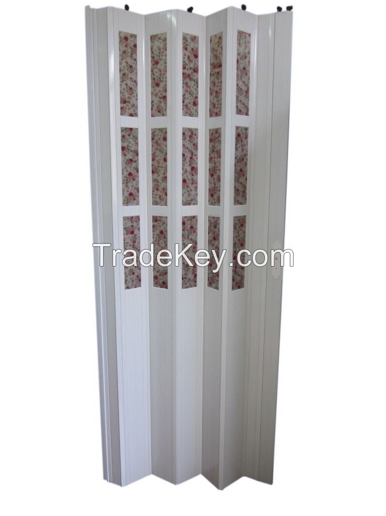 PVC accordion folding door