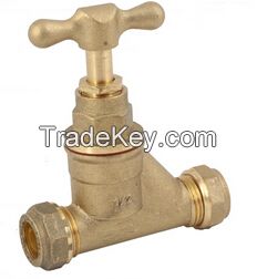 High Quality Brass Stop Valve With Bibcock