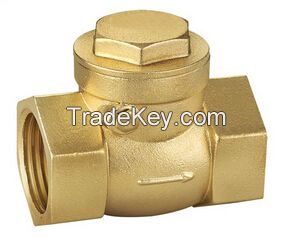 Manufuctury Supply Brass Check Valve With Brass Cartrige