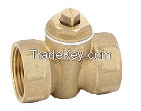 Brass Plug Valves with Red Butterfly Handle