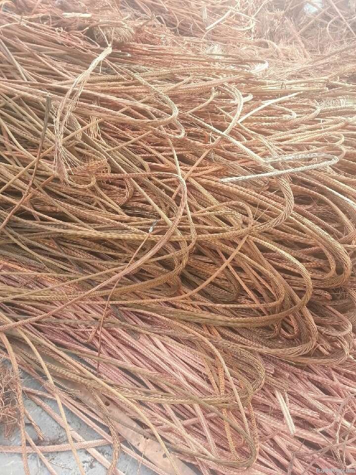 good quantity copper scrap 99.995%(big factory directly)