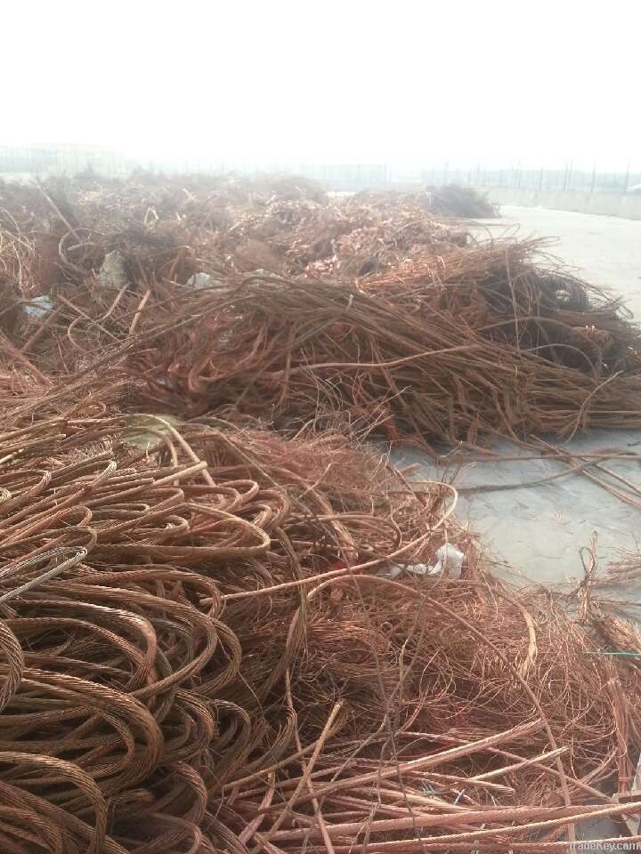 good quantity copper scrap 99.995%(big factory directly)