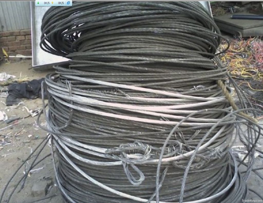 High quantitiy aluminum wire scrap 99.99%