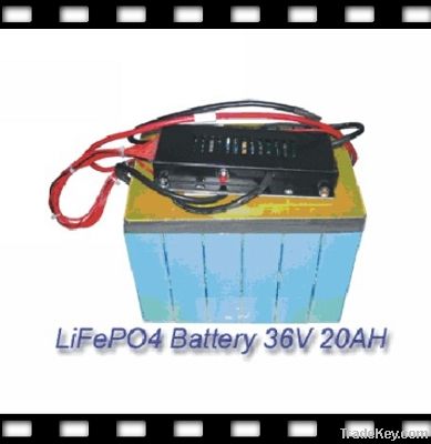 Power Battery for Motorcycle/Golf Cart 36V 20ah LiFePO4