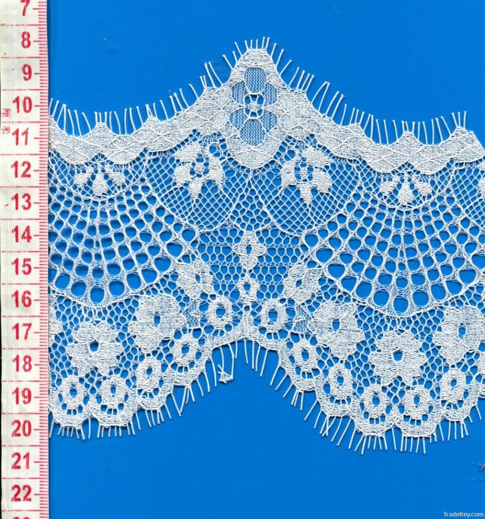 Hot sale !!! Fashion eyelash lace/ Nylon lace/webbing lace