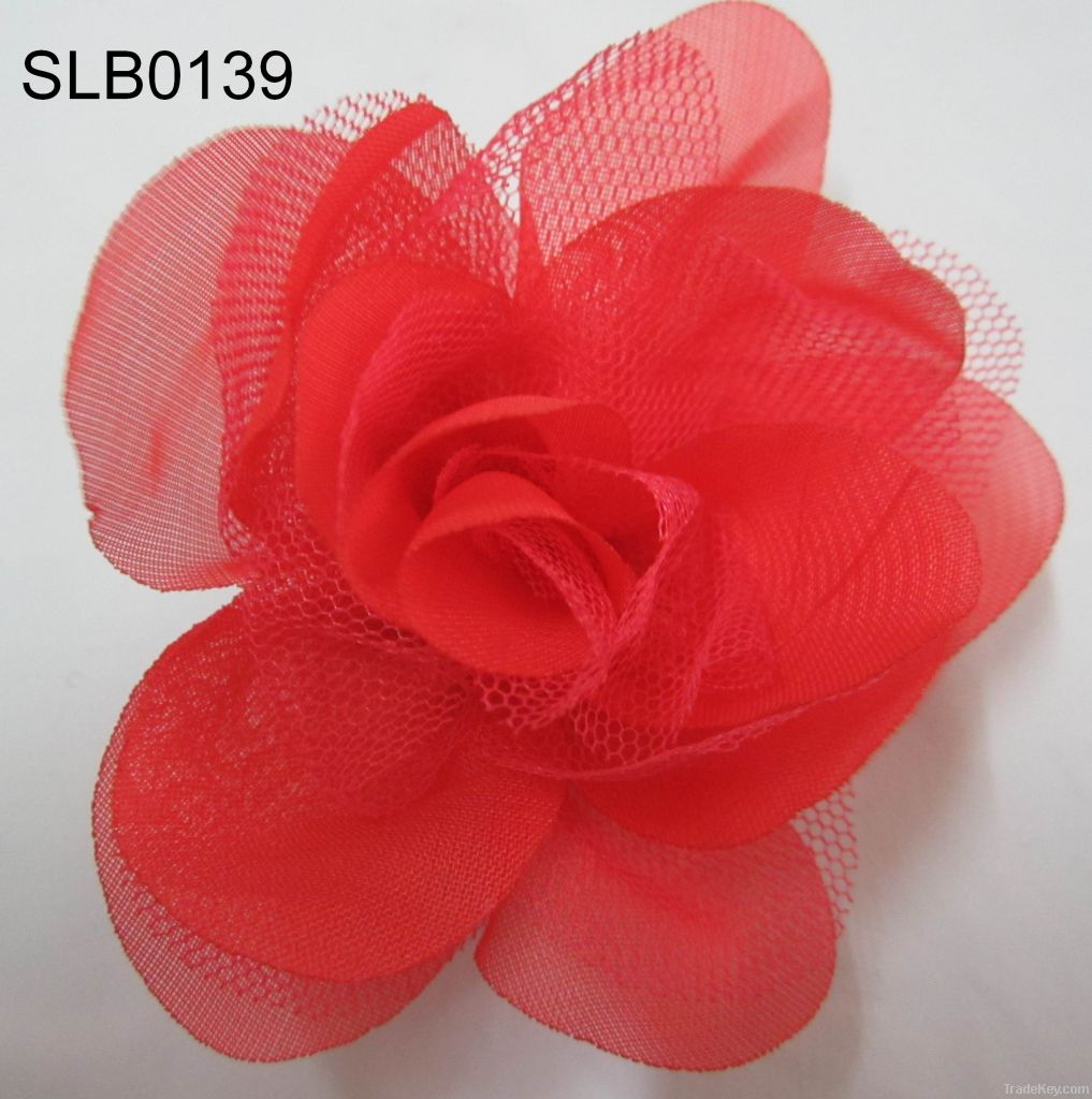 Chiffon flower brooch/flower corsage