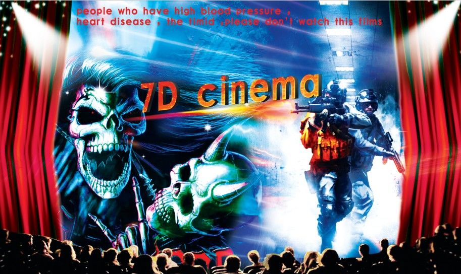 The latest cinema with guns 7D cinema