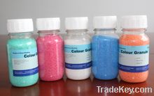 Colorful speckles used in detergent powder