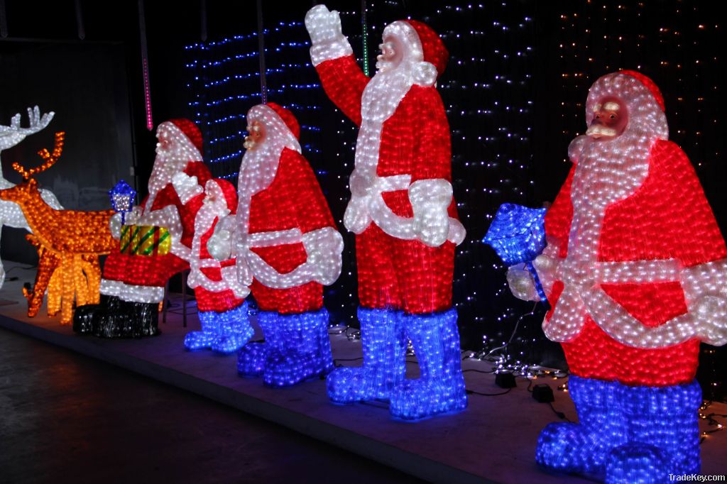 LED Christmas light IP44 outdoor decoration Santa Claus light