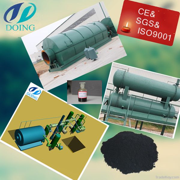 waste rubber pyrolysis machine for recycling