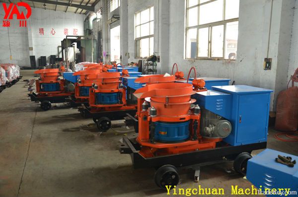 PZ-5  Dry Mix Rail Wheel Explosion-proof Shotcrete Mahcine