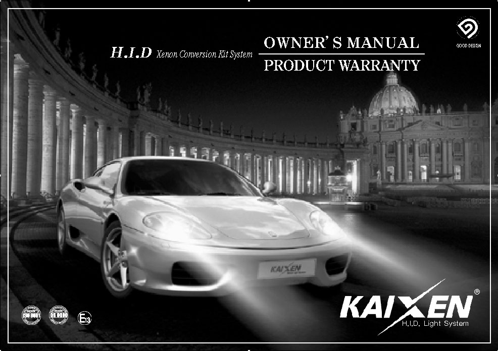 Kaixen Xenon lights for car light