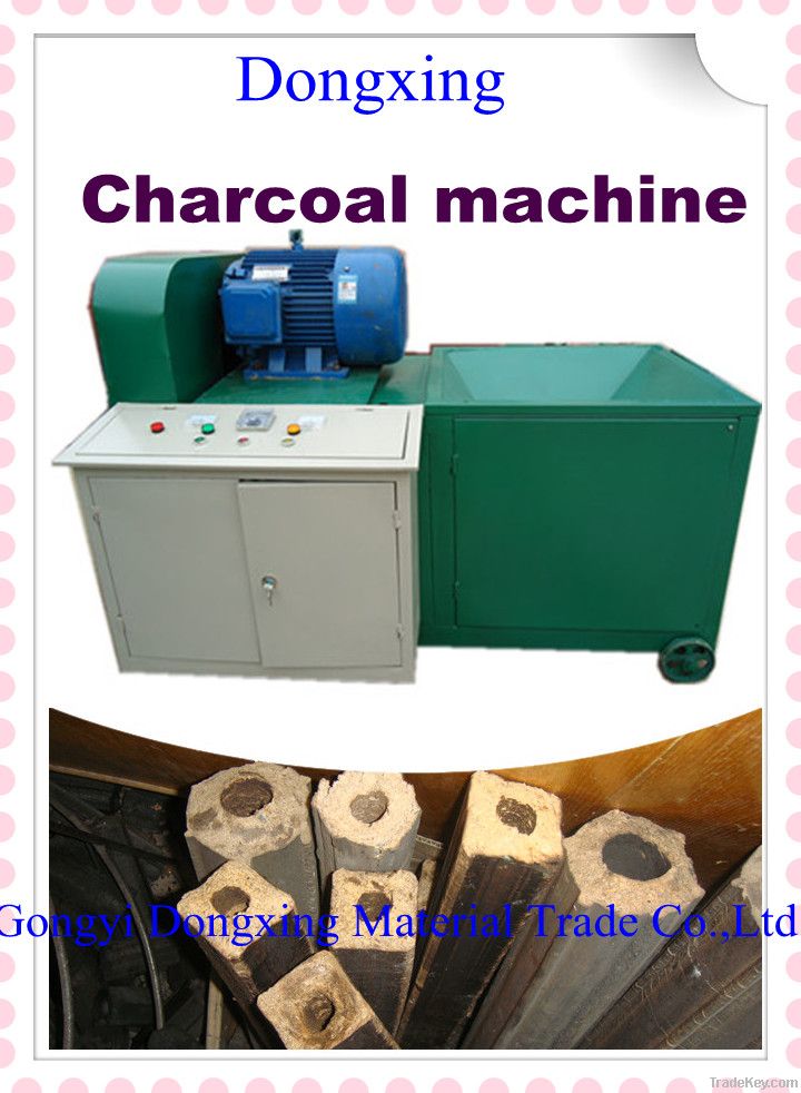 BBQ / barbecue charcoal briquette machine